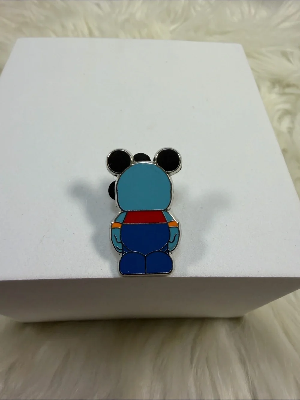 💙3/$20💙 Disney Blue Mickey Enamel Pin with Red and Orange Accents